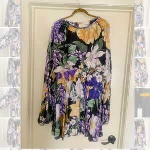 ASOS Floral Long Sleeve Dress